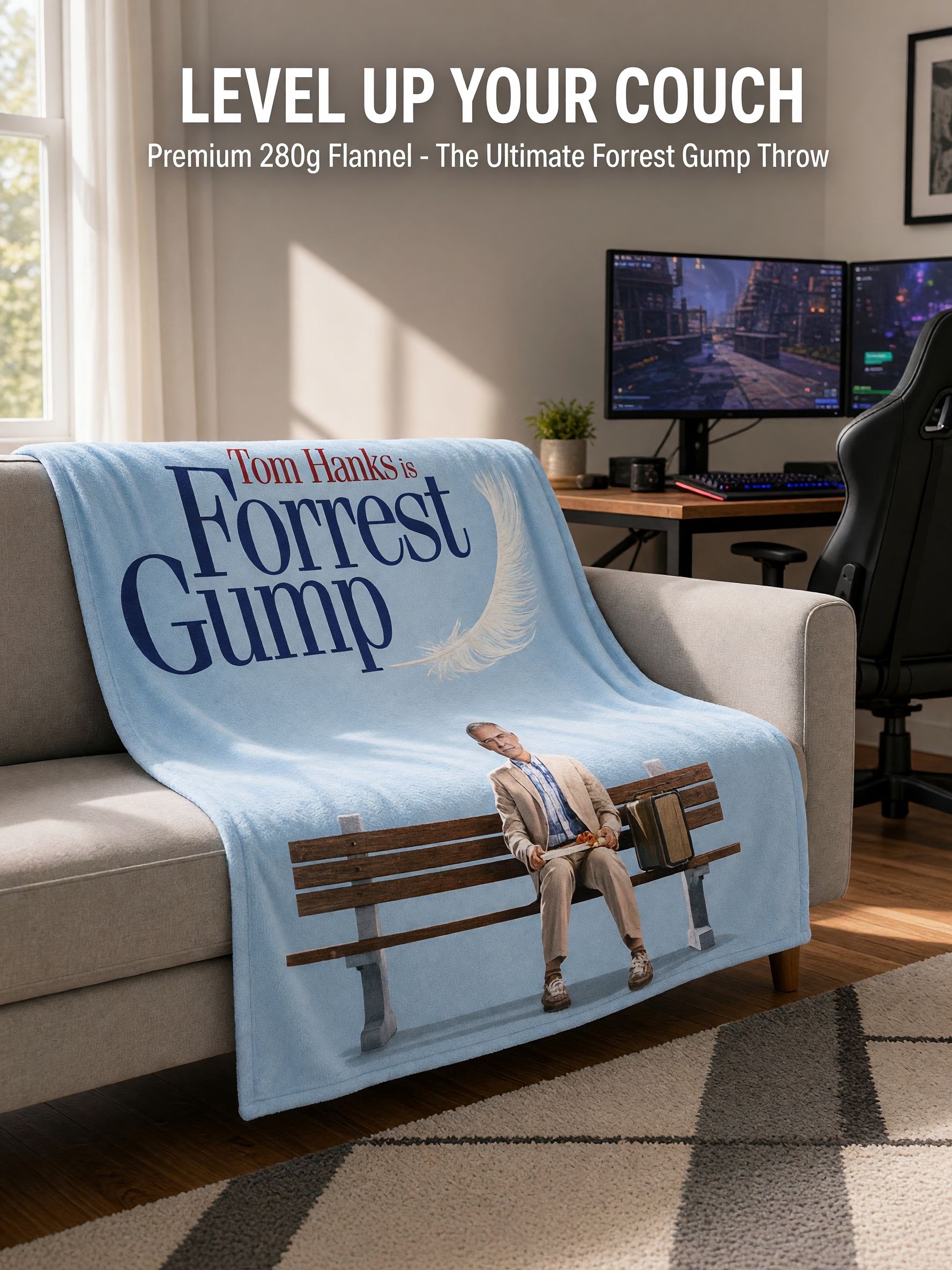 Custom Face Photo Blanket Soft Flannel Fleece Movie Parody Throw Blanket Ideal Personalized Gift for Bed Couch Travel