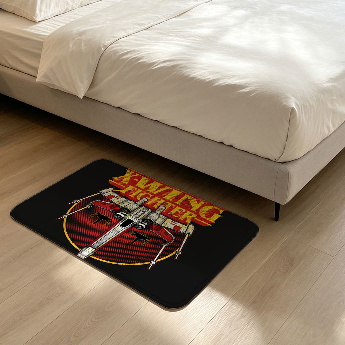X-Wing Fighter Star Wars Rebel Alliance Iconic Spacecraft Design - Flannel floor mat