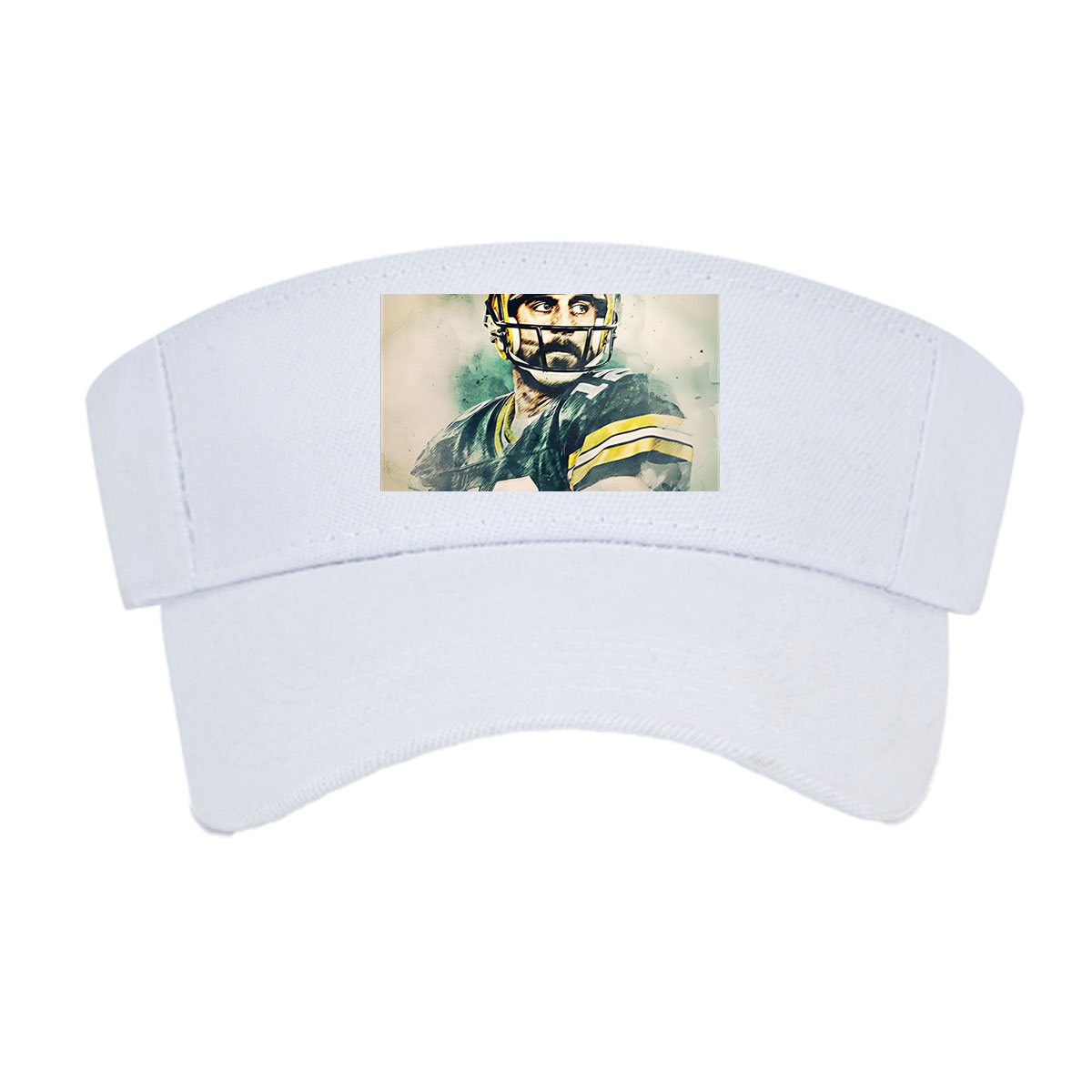 Brett Favre, Green Bay Packers Quarterback, in Action -  Visor cap