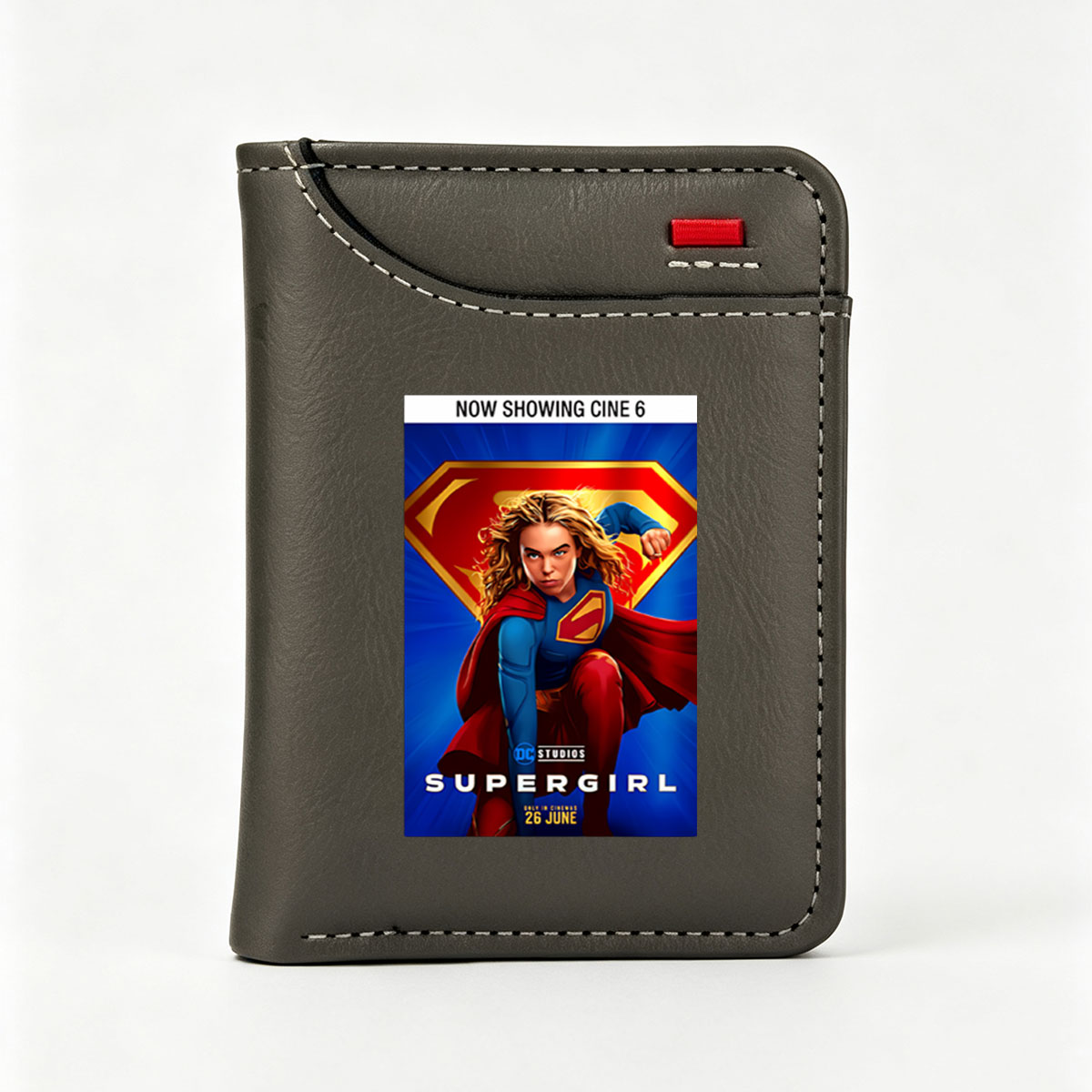 Supergirl Movie Poster - DC Studios, Starring Supergirl, Now Showing in Cinemas 26 June - Vertical Style Wallet