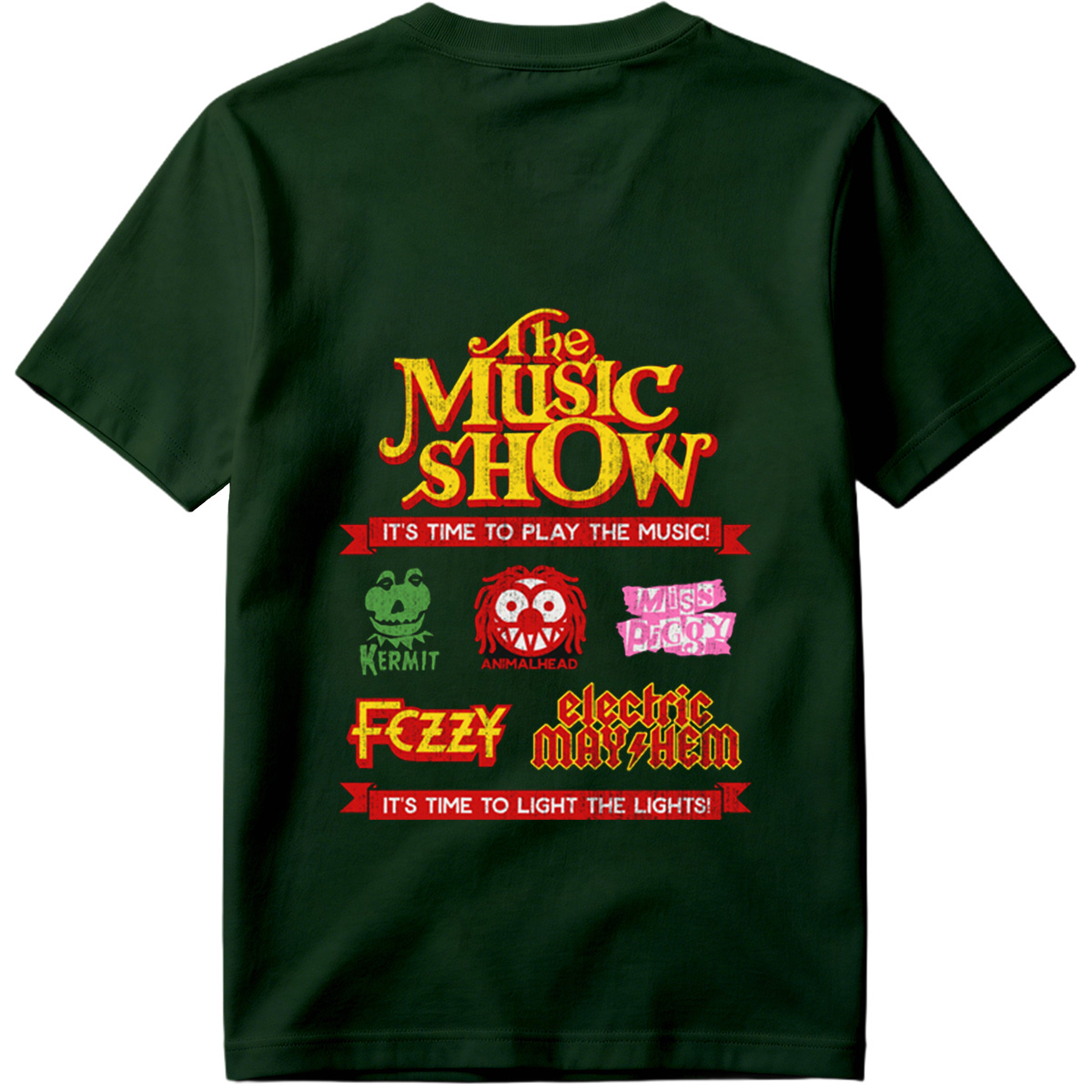 The Music Show: Kermit, Animalhead, Miss Piggy, Fozzy, Electric Mayhem - Tee