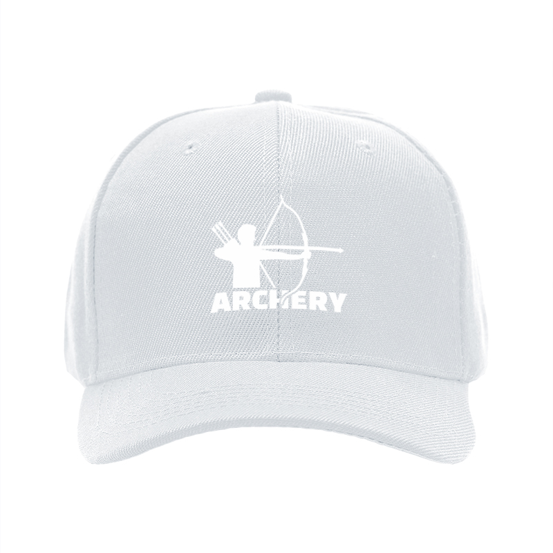 1pc New Baseball Cap with Archery Print and Bold Lettering Unisex Adjustable Hat for Outdoor Sports and Casual Wear Suitable for Adults Who Love Adventure and Active Lifestyle