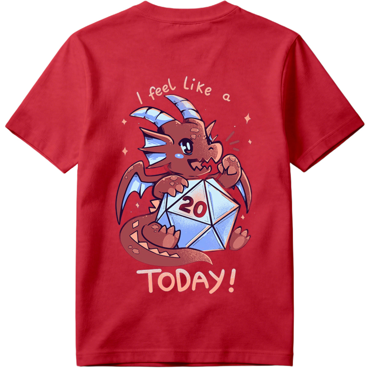 Dragon with D20 Dice - 