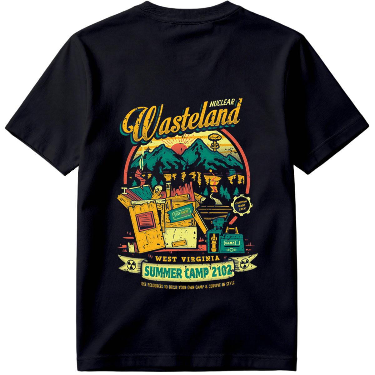 Nuclear Wasteland: Summer Camp 2102 - West Virginia - Tee