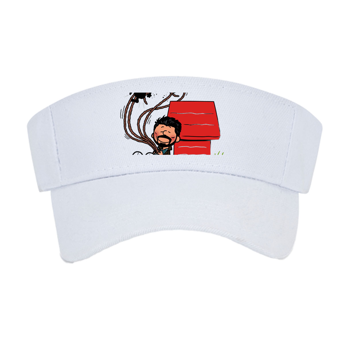 Man with Tentacles and Red Box -  Visor cap