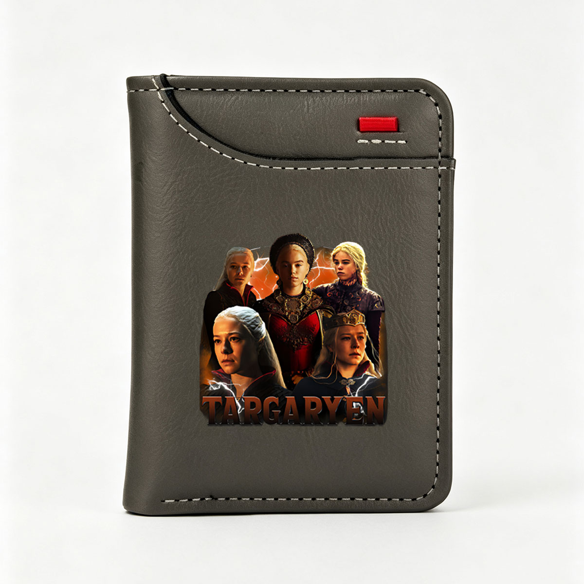 Targaryen Dynasty: Daenerys, Rhaenyra, Viserys, and House Targaryen Legacy - Vertical Style Wallet