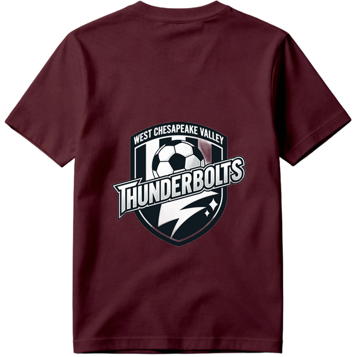West Chesapeake Valley Thunderbolts Soccer Team Logo - Tee