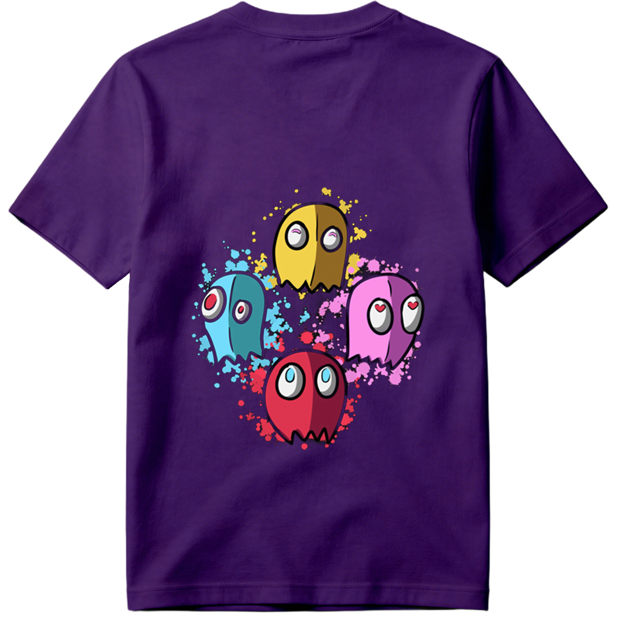 Pac-Man Ghosts: Blinky, Pinky, Inky, and Clyde - Tee