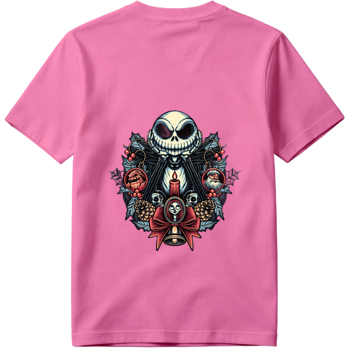 The Nightmare Before Christmas: Jack Skellington, Sally, and Santa Ornaments - Tee