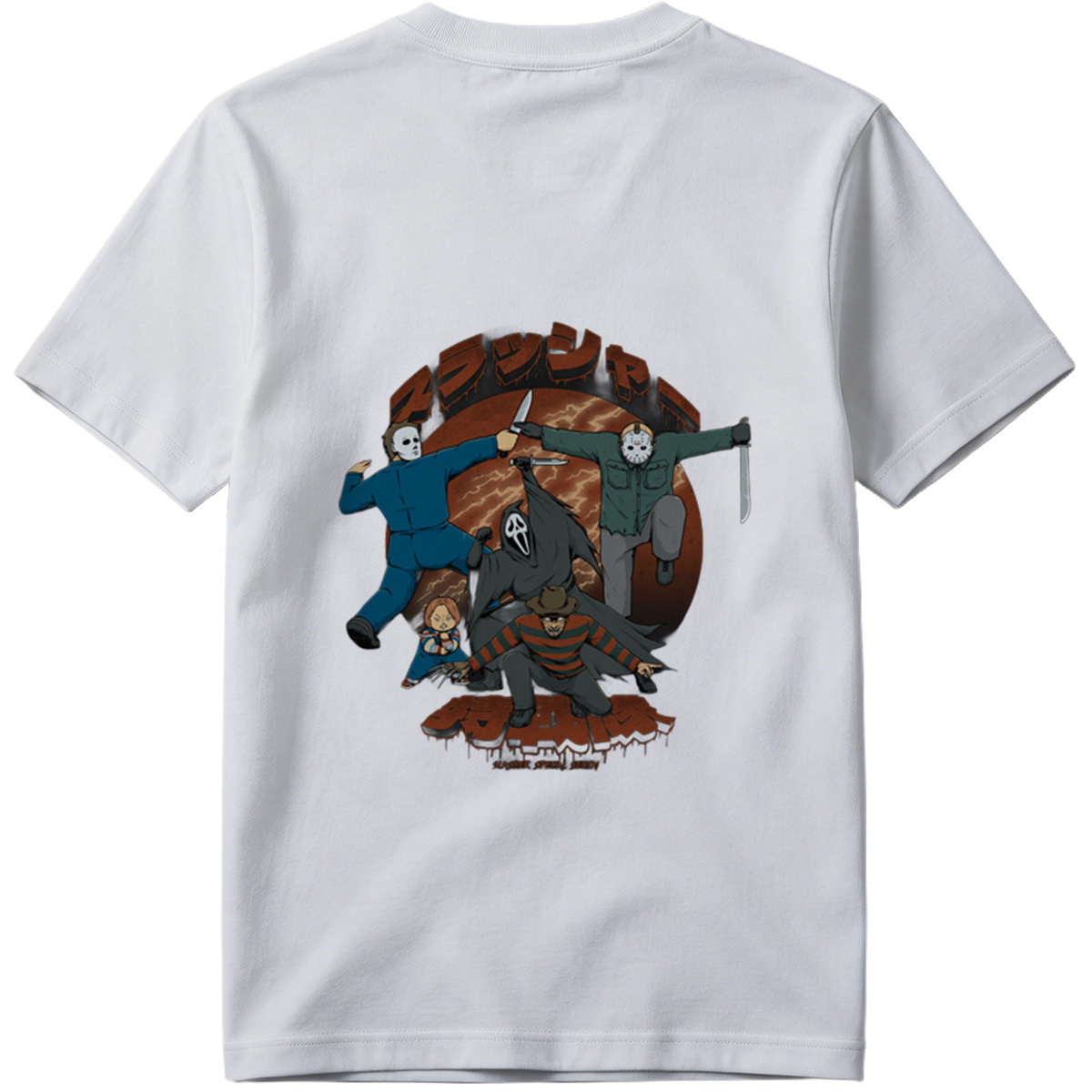 Slasher Special Sentai: Michael, Jason, Ghostface, Chucky, and Tiffany - Tee