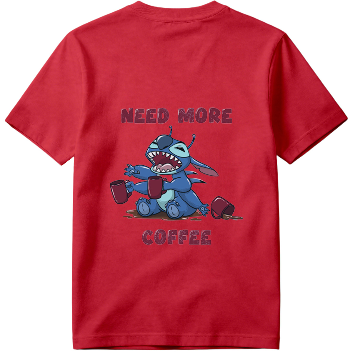 Stitch Needs More Coffee - Tee