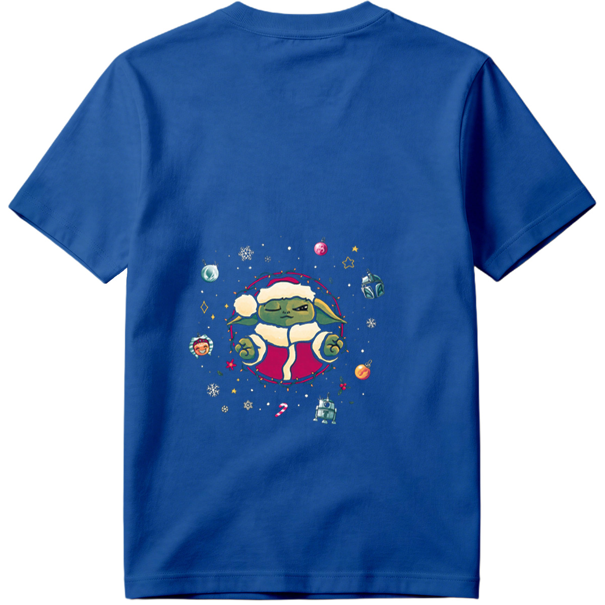 Baby Yoda Christmas Holiday Art - Tee