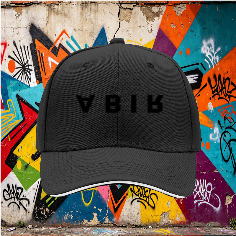 Unisex Classic Sandwich Hat with A B C R Letter Print Design – Perfect for Outdoor Activities, Casual Wear, and Daily Use – Ideal for Adults Seeking Stylish and Comfortable Headwear