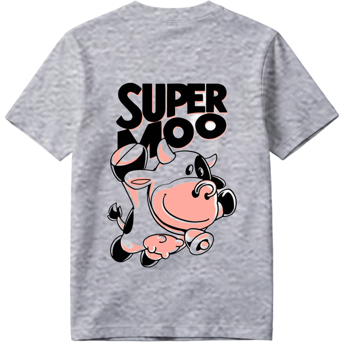 Super Moo Cow Character Design - Tee
