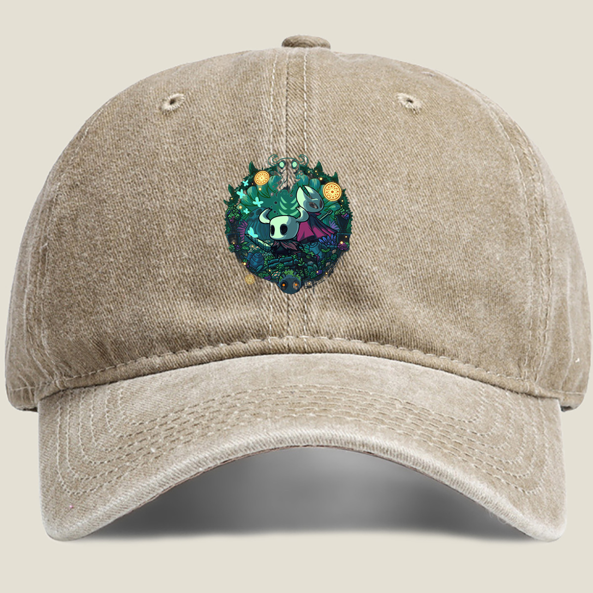Hollow Knight: Hornet and The Knight in the Garden of Souls - Washed Denim - Baseball Cap