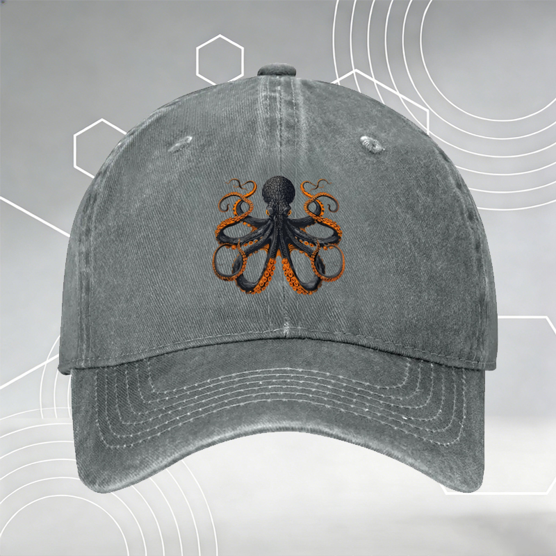 New Baseball Cap with Circuit Diagram Print 