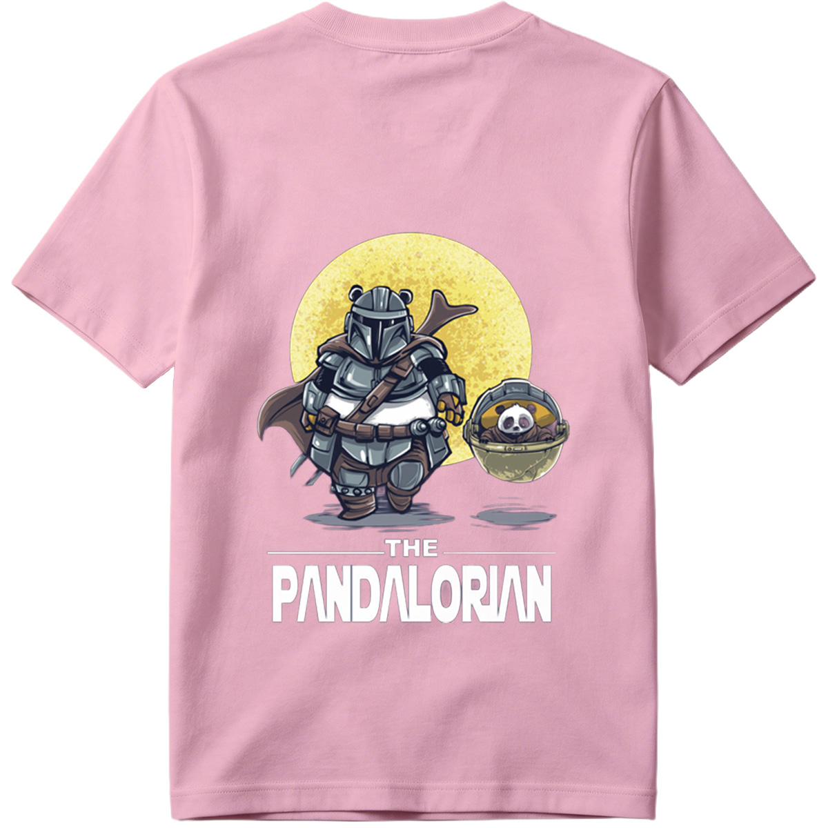 The Mandalorian with Panda Baby - Tee