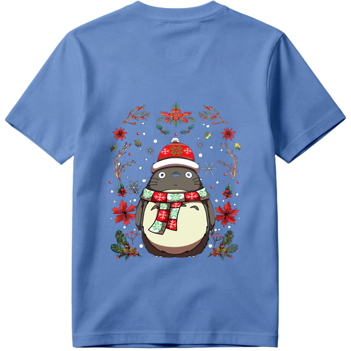 Totoro Christmas Holiday Design - Tee