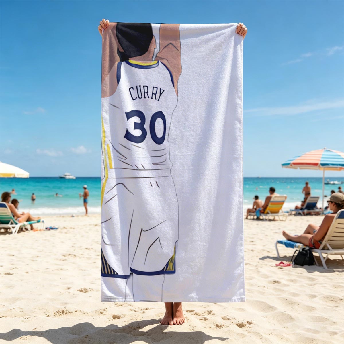 Stephen Curry Shooting a Three-Pointer with 