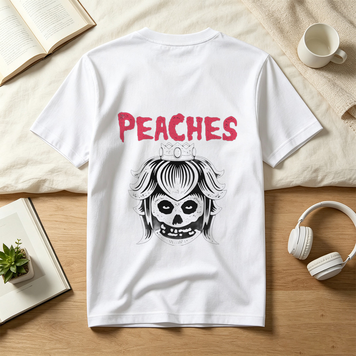 Peaches: Skull Princess Design - Tee