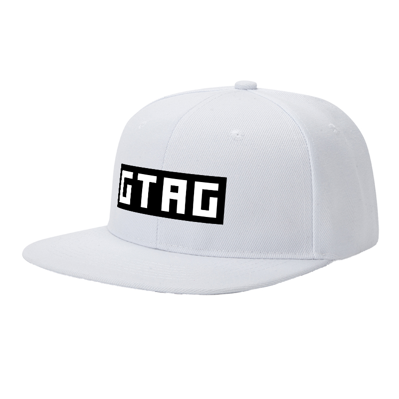 Flat Brim Baseball Cap GTAG Logo Print Streetwear Underground Skate Style for Basketball Court Urban Skate Park Hip Hop Riders and Streetwear Enthusiasts