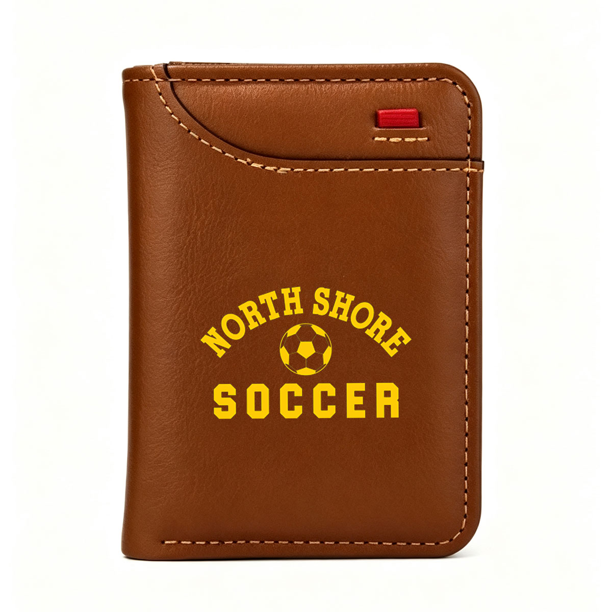 North Shore Soccer Team Logo - Vertical Style Wallet