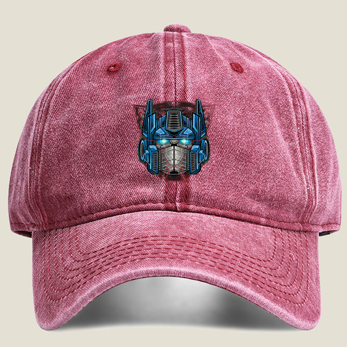 Transformers Optimus Prime - Washed Denim - Baseball Cap