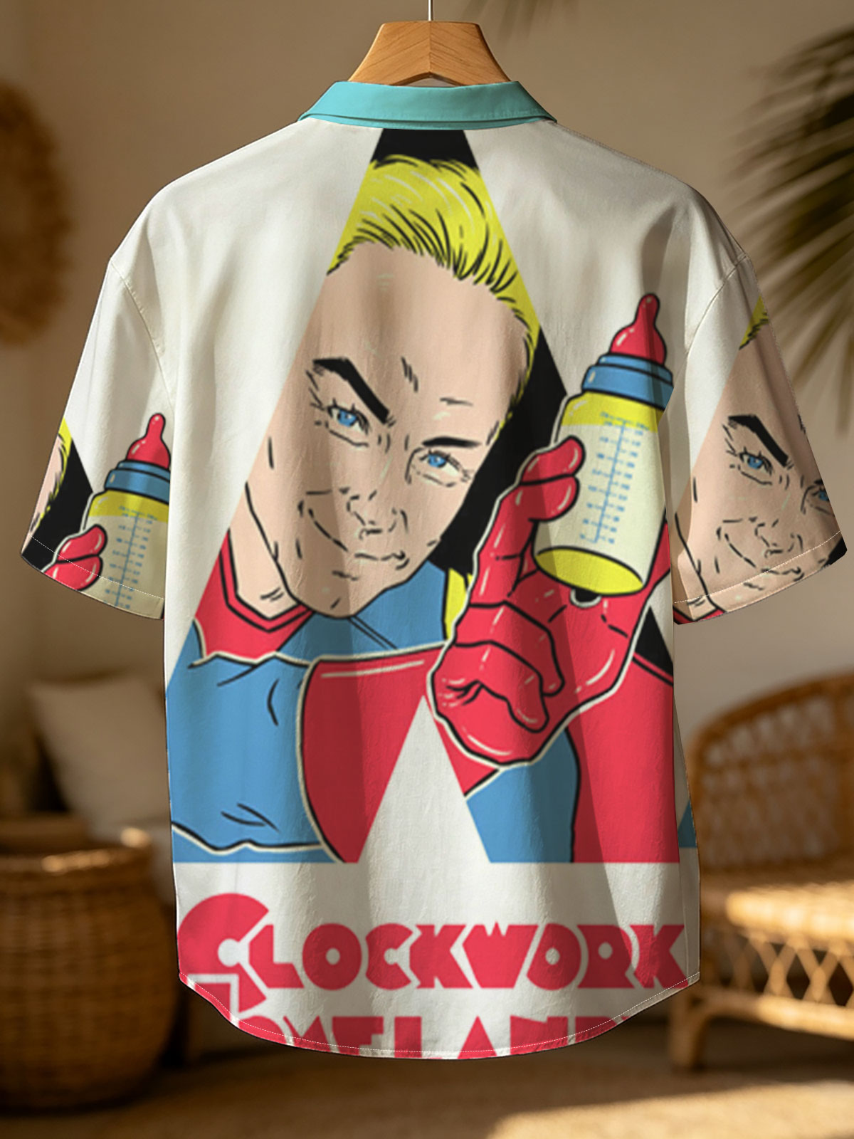 Clockwork Homelander: A Superhero with a Bottle -  Shirt