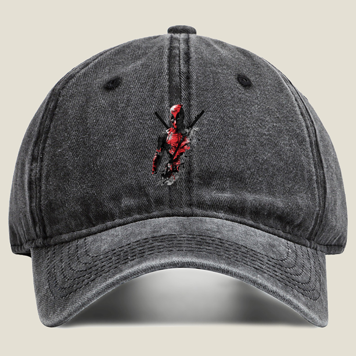 Deadpool: The Merc with a Mouth - Washed Denim - Baseball Cap