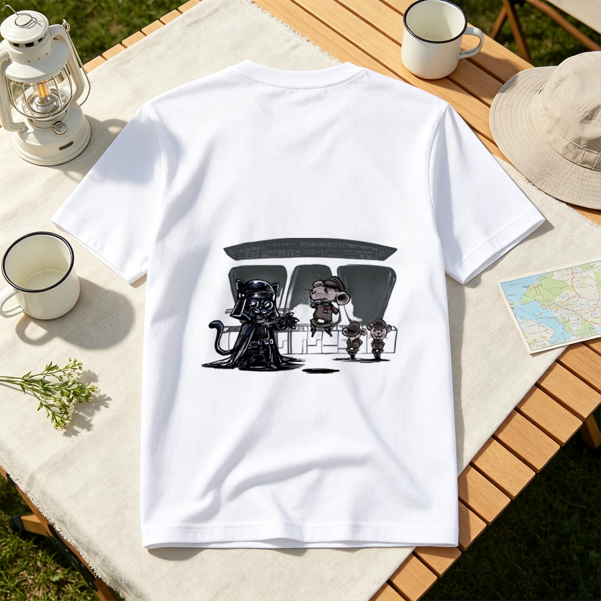 Darth Cat and Mouse Troopers - Tee