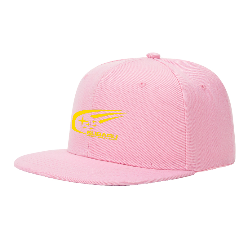 Flat Brim Baseball Cap Subaru World Rally Team Logo Print Streetwear Underground Skate Style for Basketball Court Skate Park Urban Riders Racers and Street Culture Enthusiasts