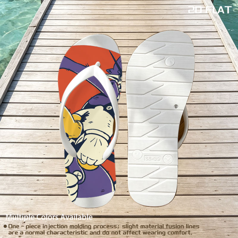 Wario and Waluigi in Action Pose -  flip-flops