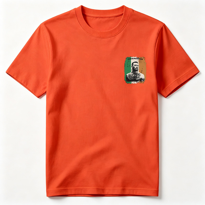 Conor McGregor: Irish MMA Champion with Dragon Tattoo - Tee