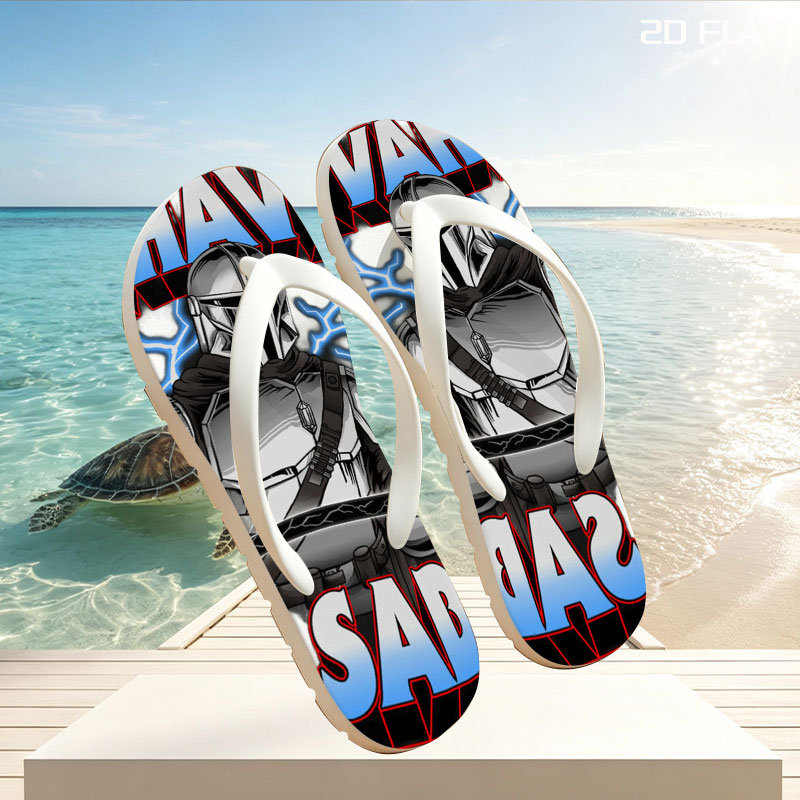 The Mandalorian I Have The Saber -  flip-flops