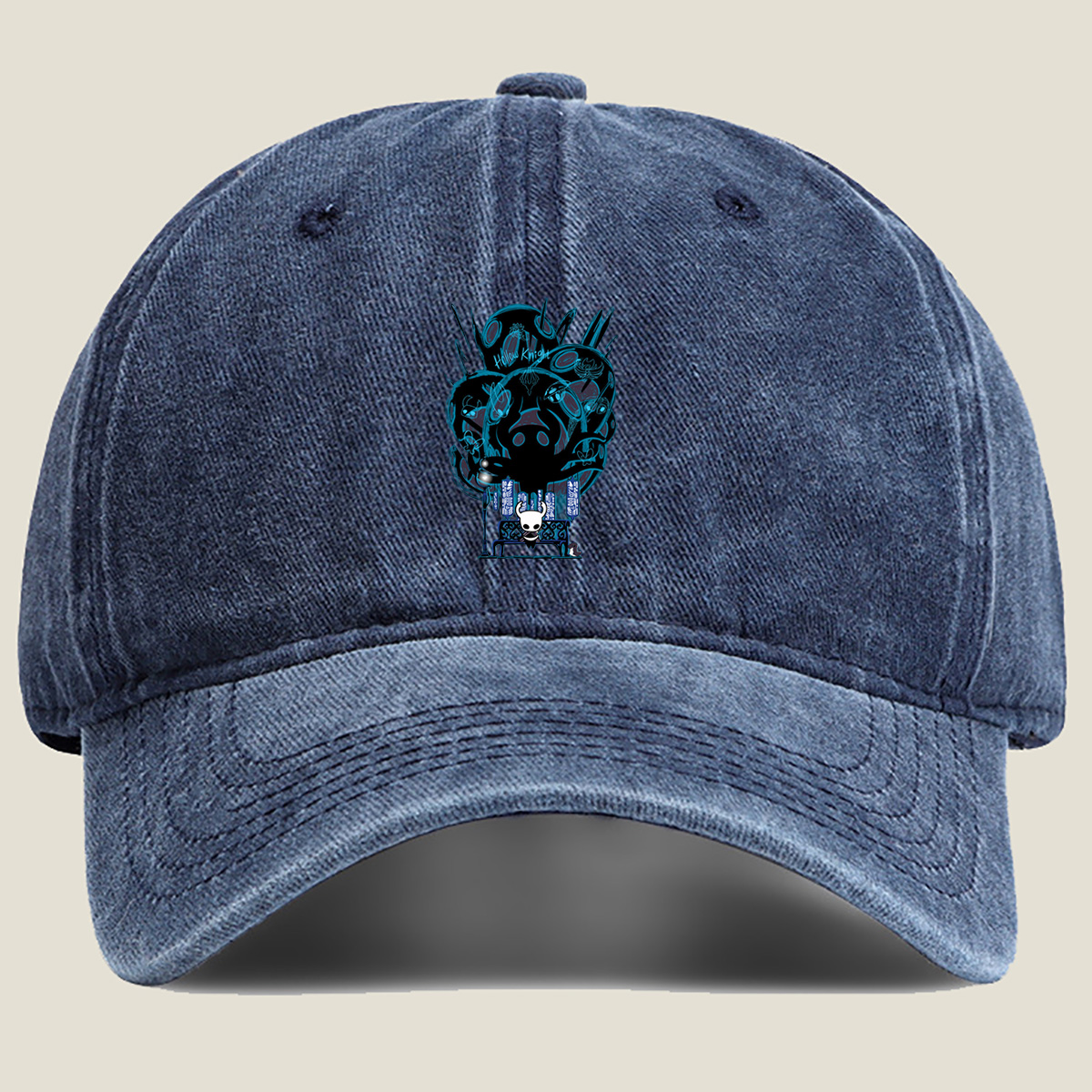 Hollow Knight: The Knight and the Abyss - Washed Denim - Baseball Cap