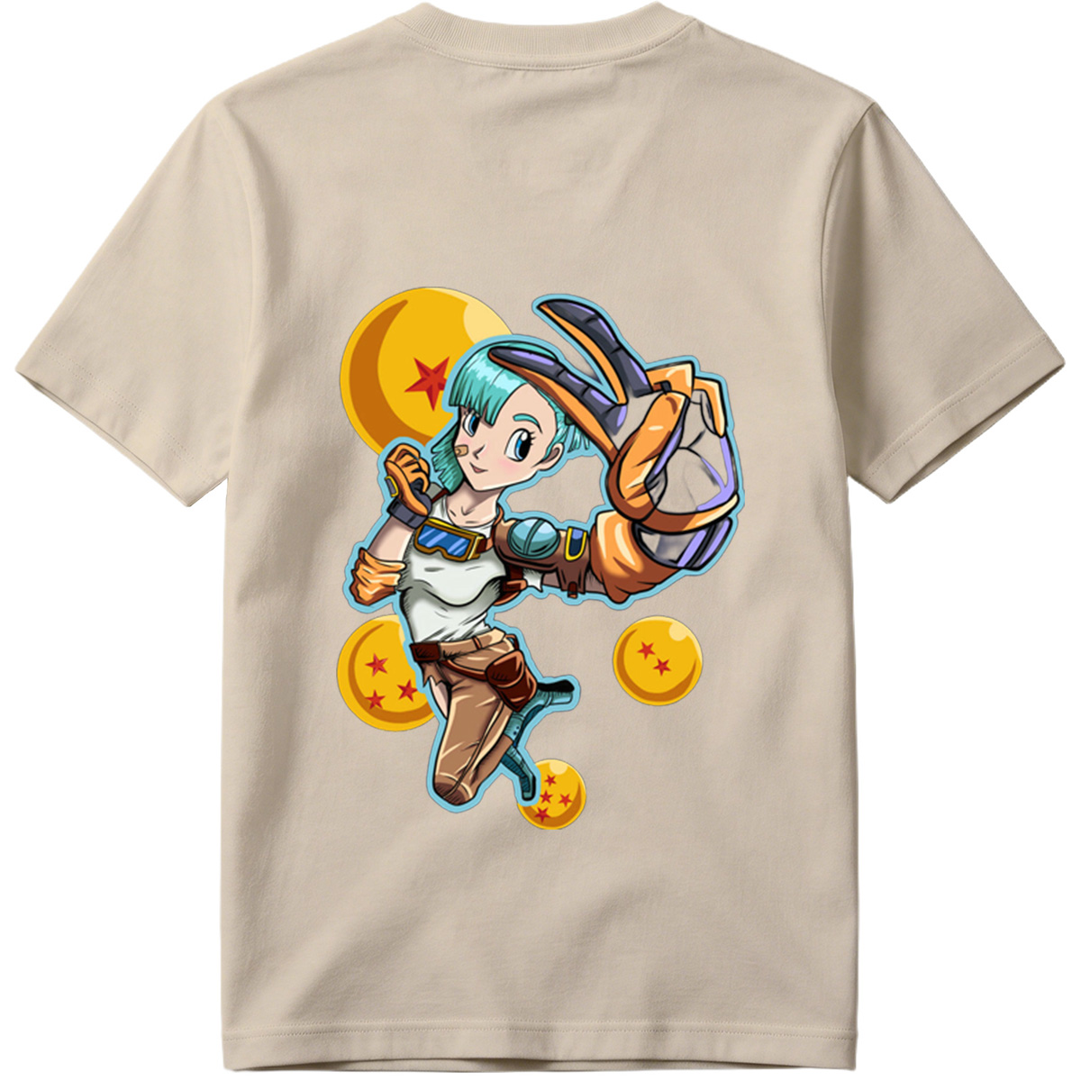 Dragon Ball: Bulma with Dragon Balls - Tee