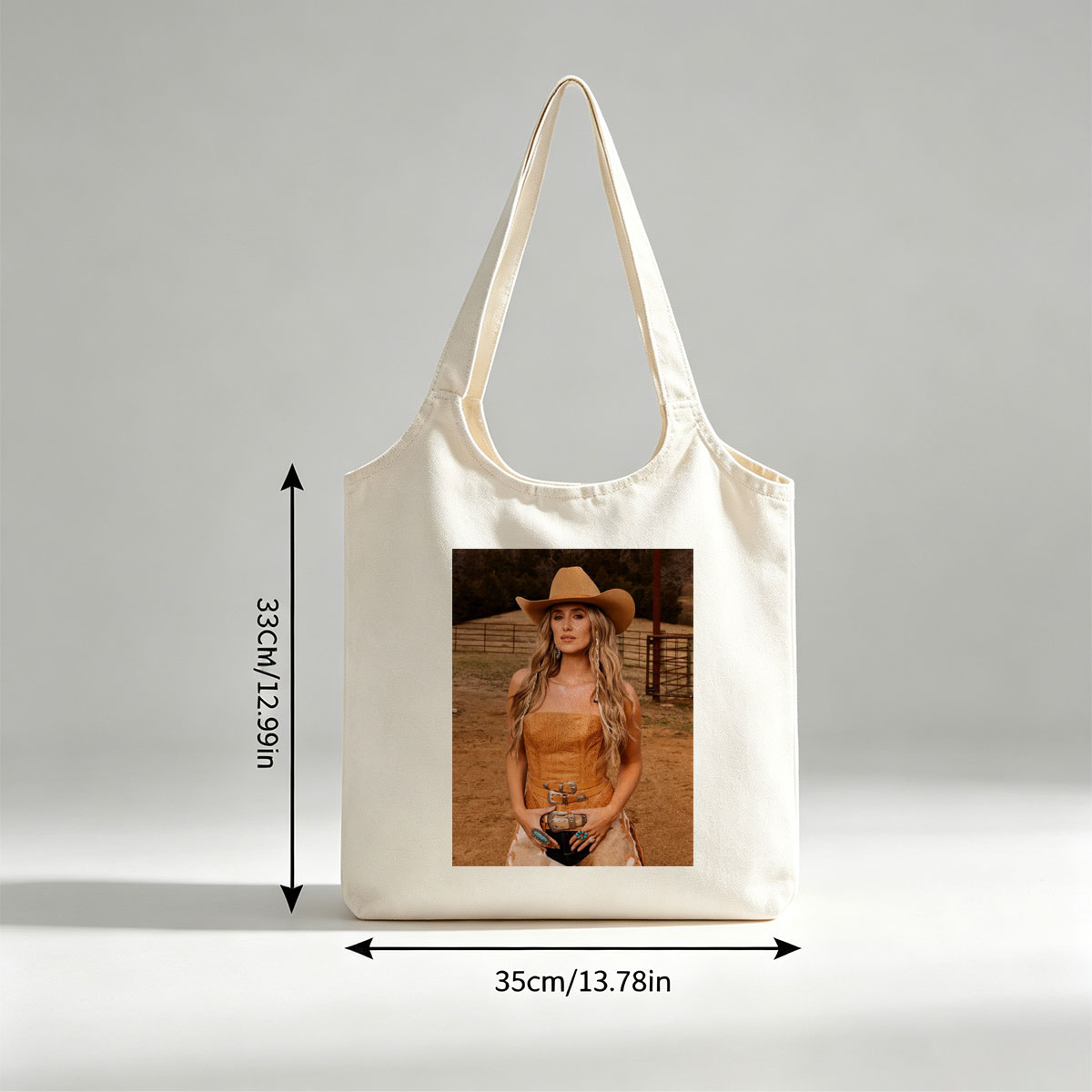 Paris Hilton in Cowboy Chic: Wearing a Tan Hat and Embroidered Corset Outfit on a Ranch - Canvas shoulder bags/