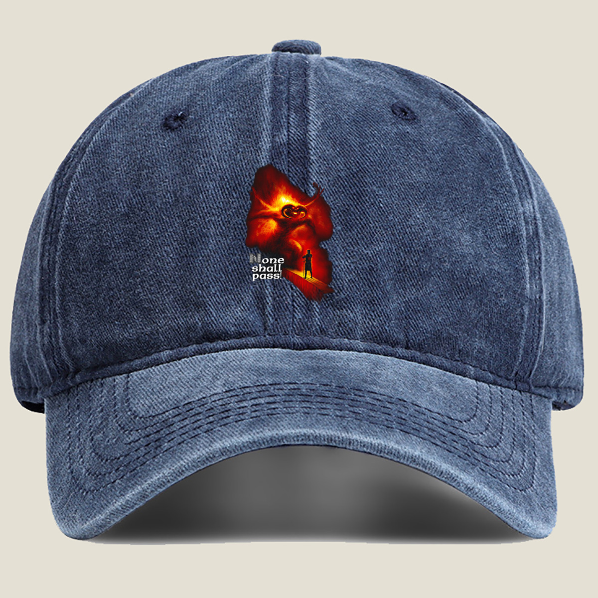 Lord of the Rings: Gandalf vs. Balrog - Washed Denim - Baseball Cap
