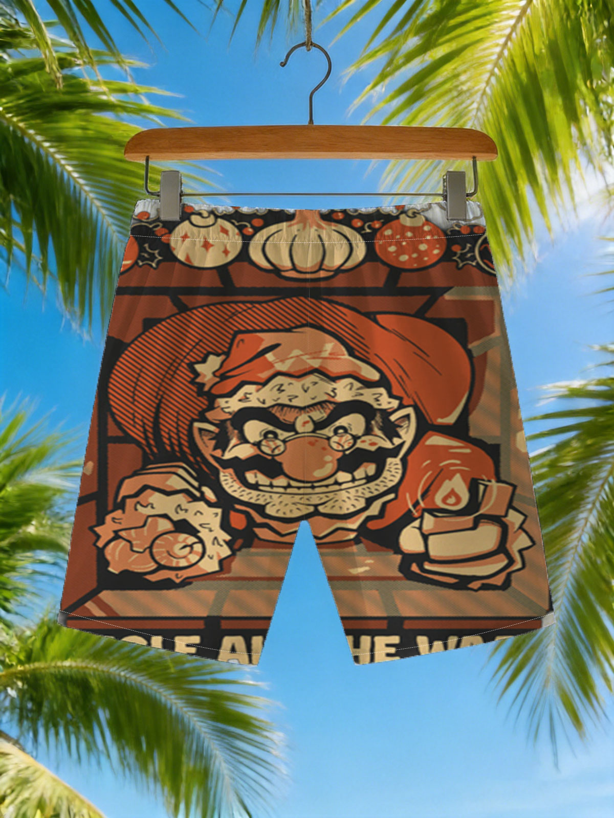 Wario in Christmas Attire with 