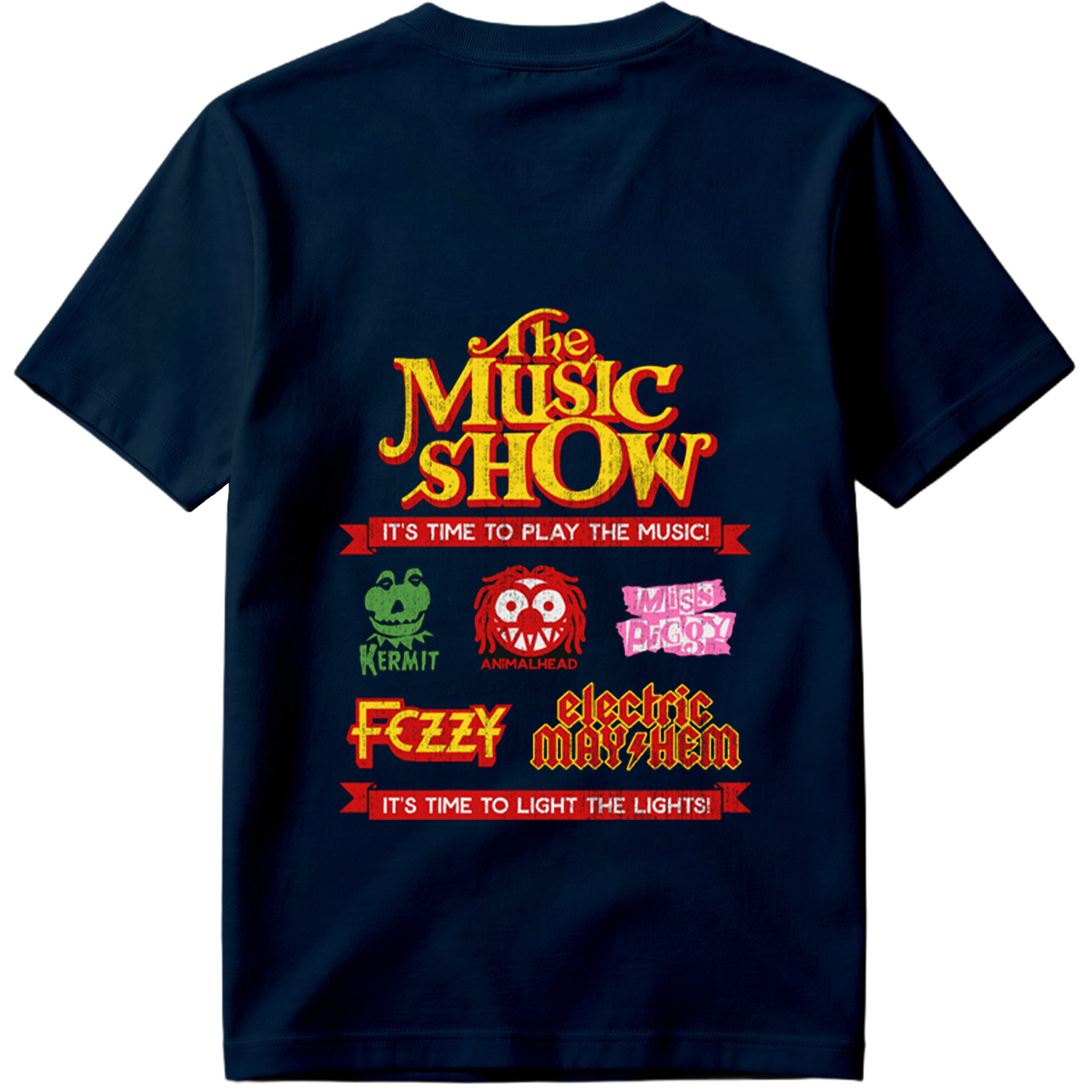 The Music Show: Kermit, Animalhead, Miss Piggy, Fozzy, Electric Mayhem - Tee