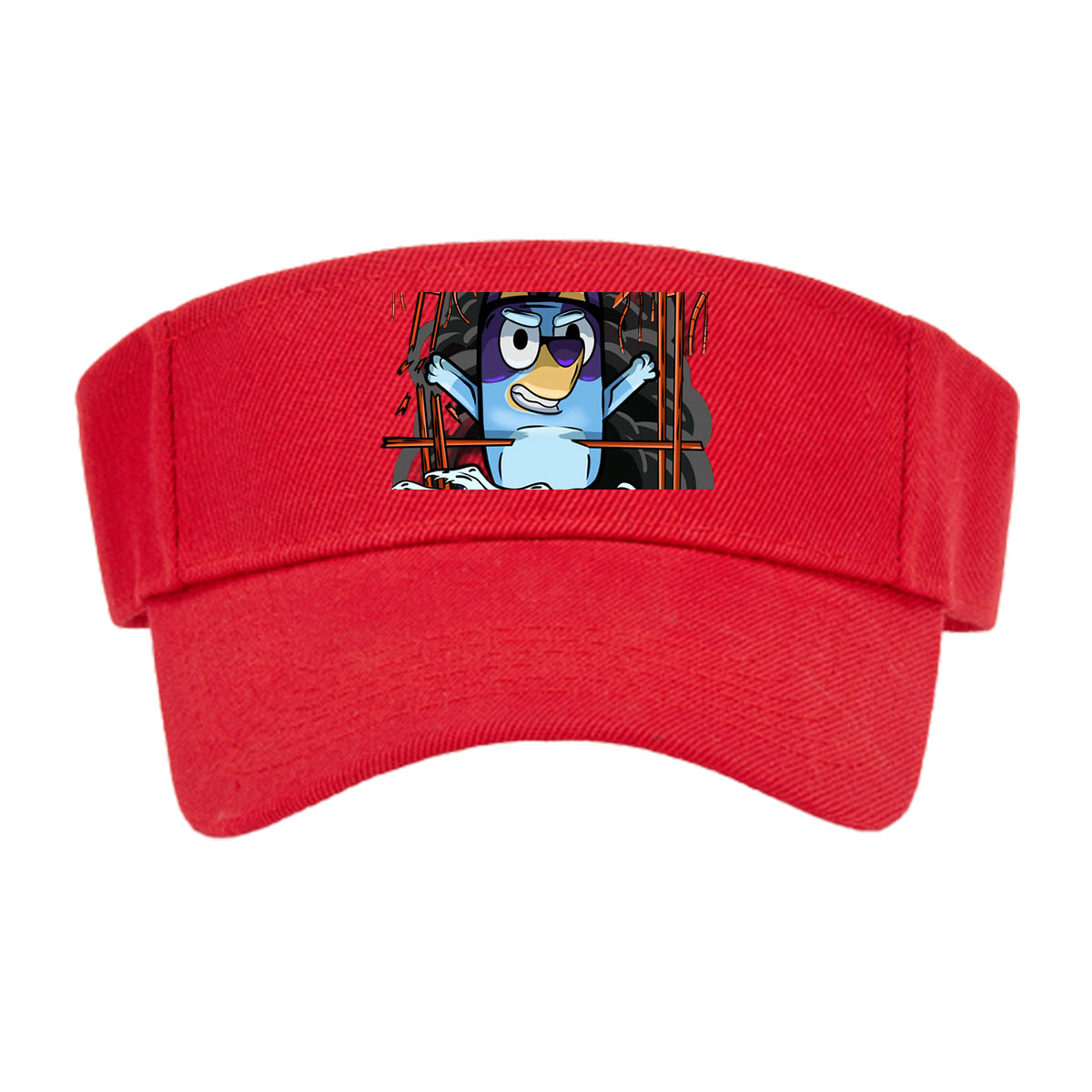 Bluey the Pirate Dog in a Stormy Sea Adventure -  Visor cap