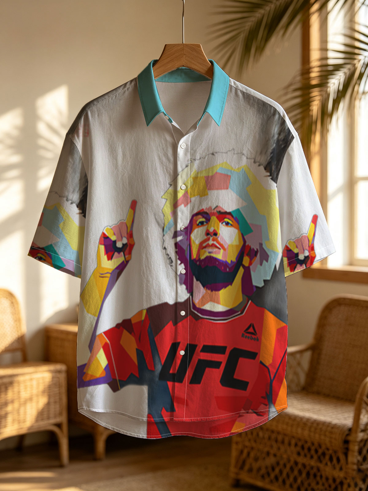 Khabib Nurmagendov: The Eagle UFC Fighter Portrait -  Shirt
