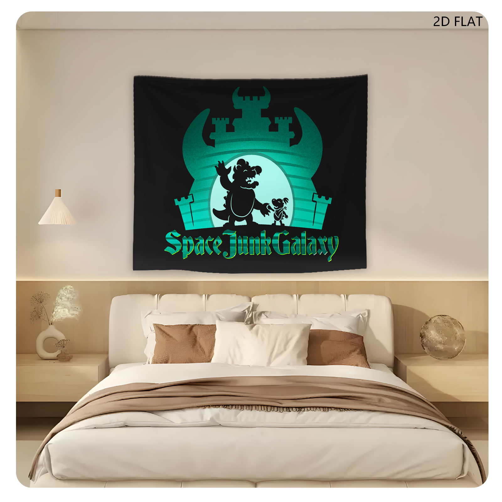 Space Junk Galaxy: Monster and Alien Adventure - Tapestry