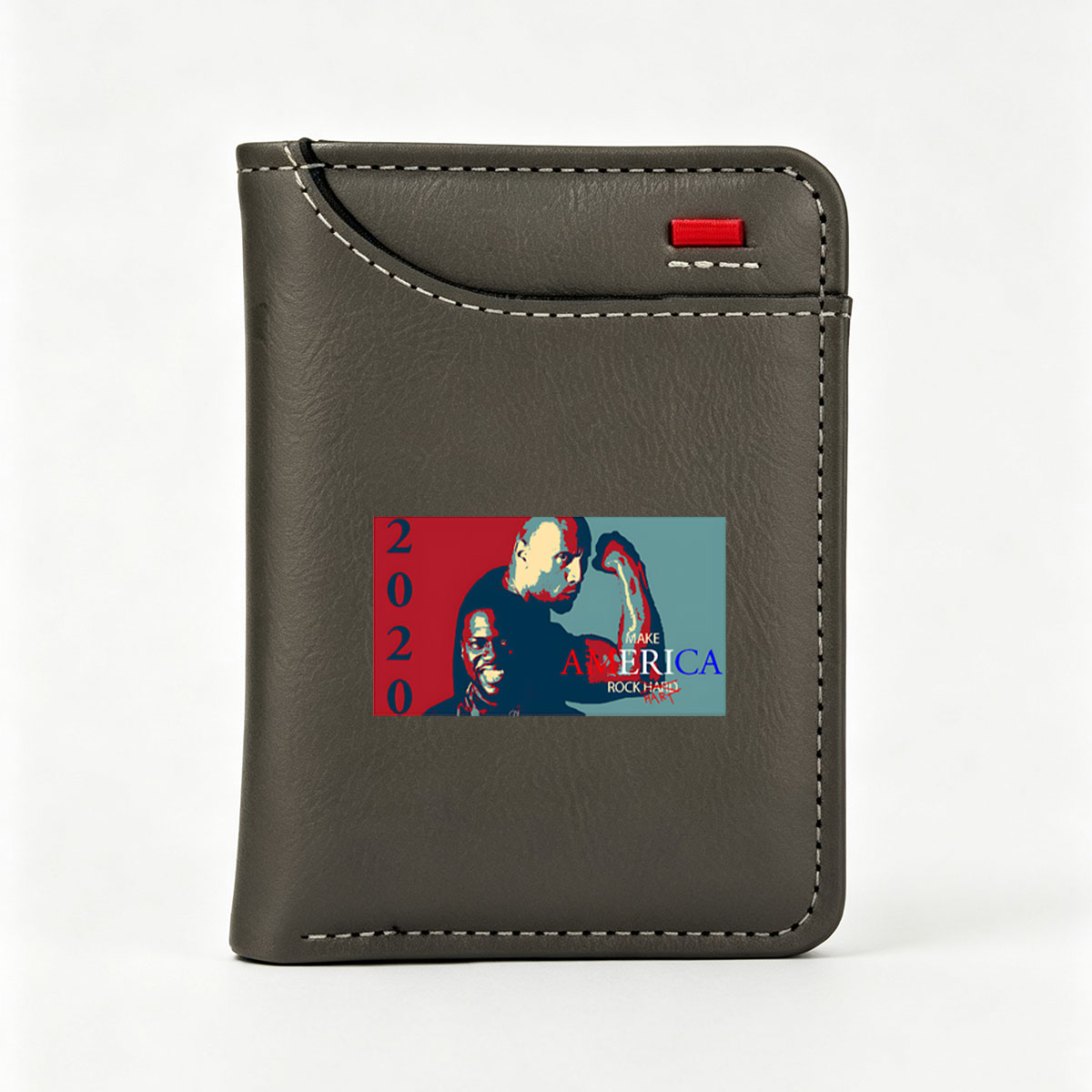 2020: Make America Rock Hard – Wrestling Icon and Fan Duo - Vertical Style Wallet