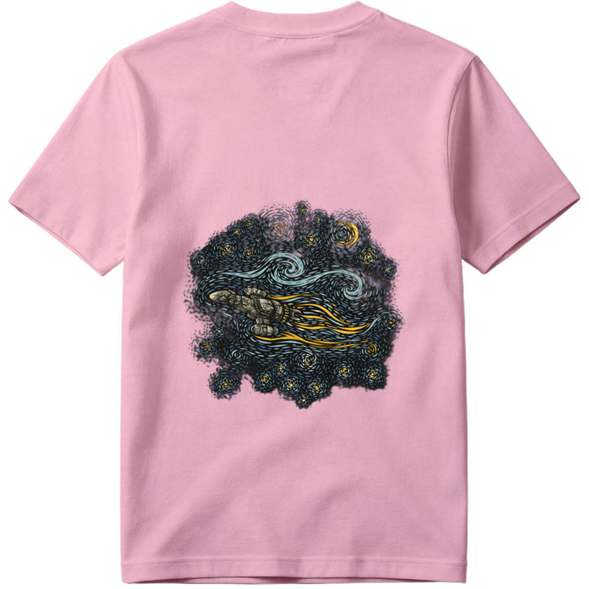 Cyberpunk Hand in Starry Night - Tee