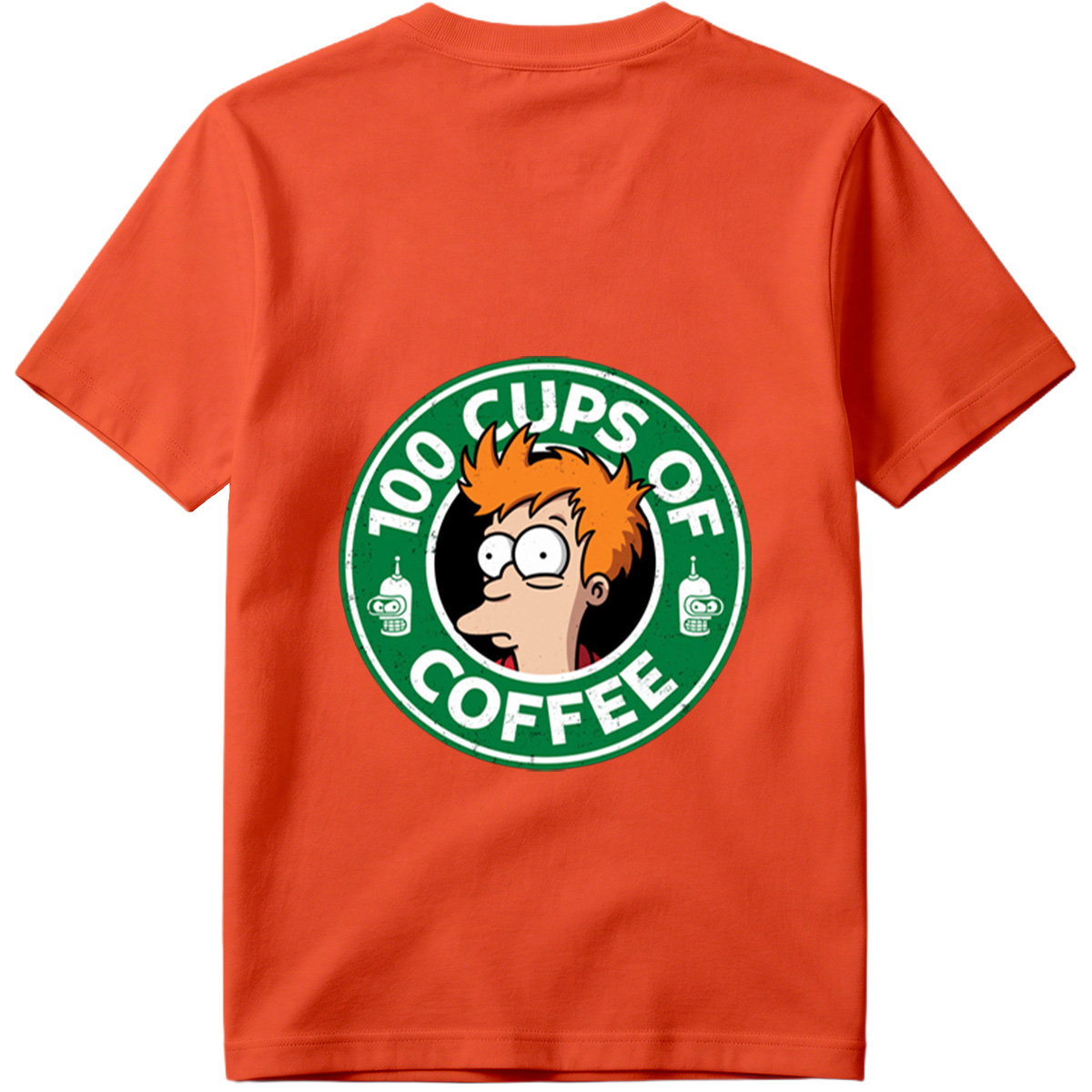 Futurama: Fry and Bender - 100 Cups of Coffee - Tee