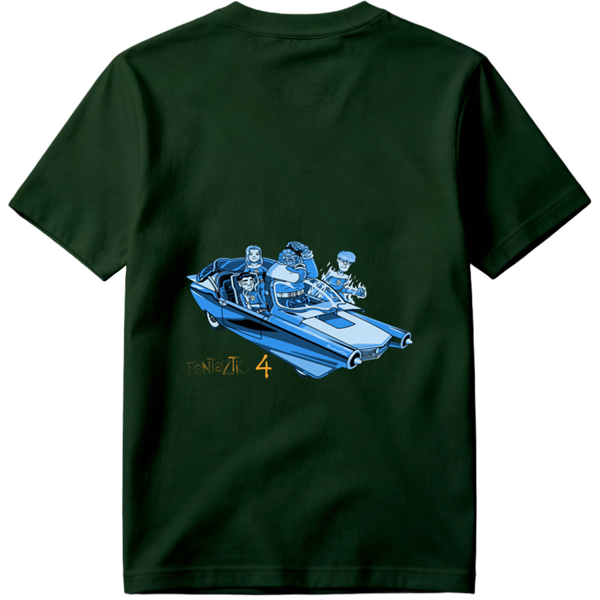 Fantastic Four in the Futuristic Car - Tee