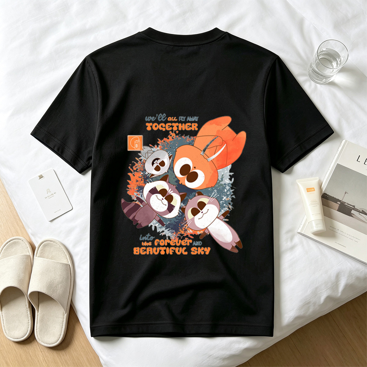 Kiff and Friends Fly Together Into the Forever Beautiful Sky - Tee