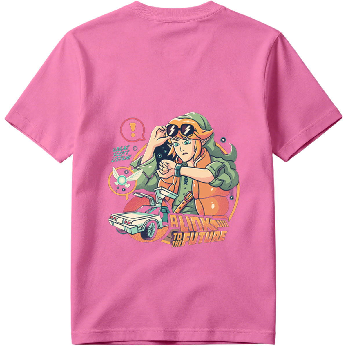 A Link to the Future: Zelda Meets Back to the Future - Tee