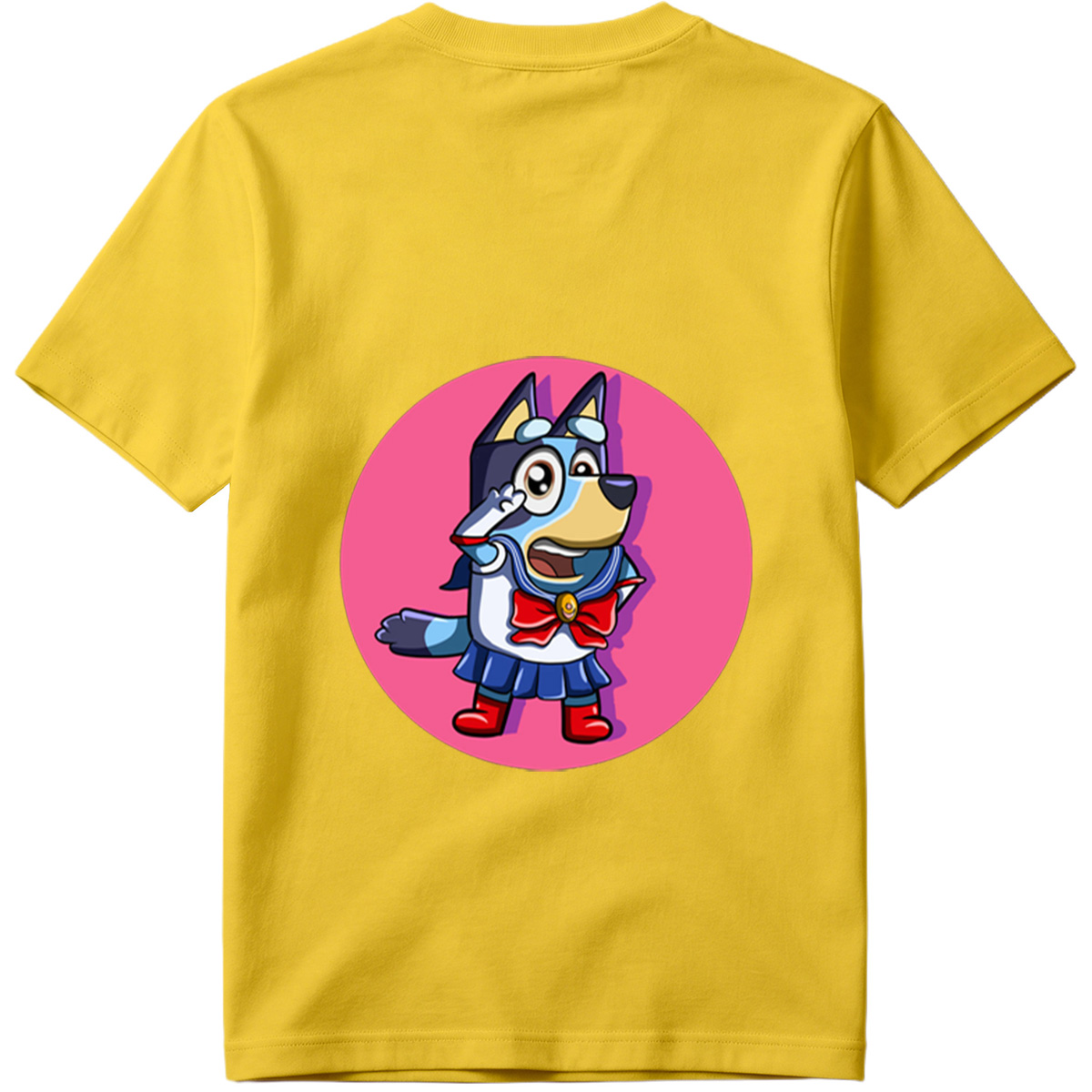 Bluey in Sailor Moon Costume - Tee